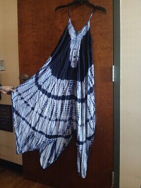 RAVIYA blue tye dye maxi dress
